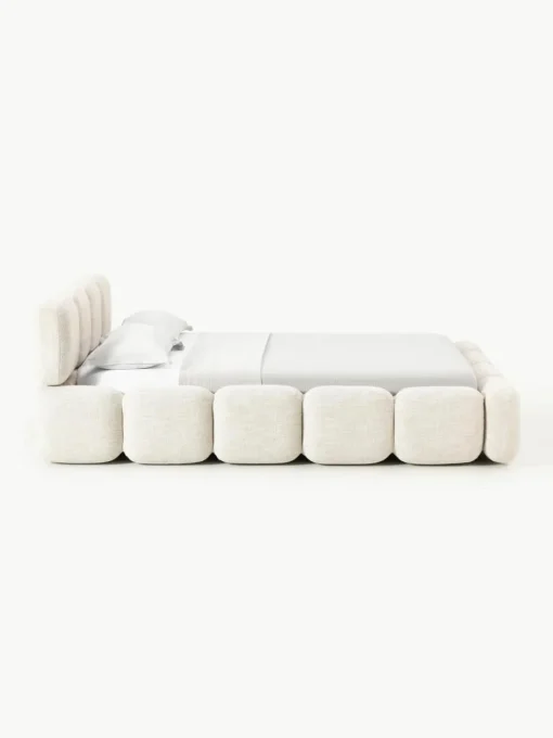 Polsterbett Tayla aus Bouclé