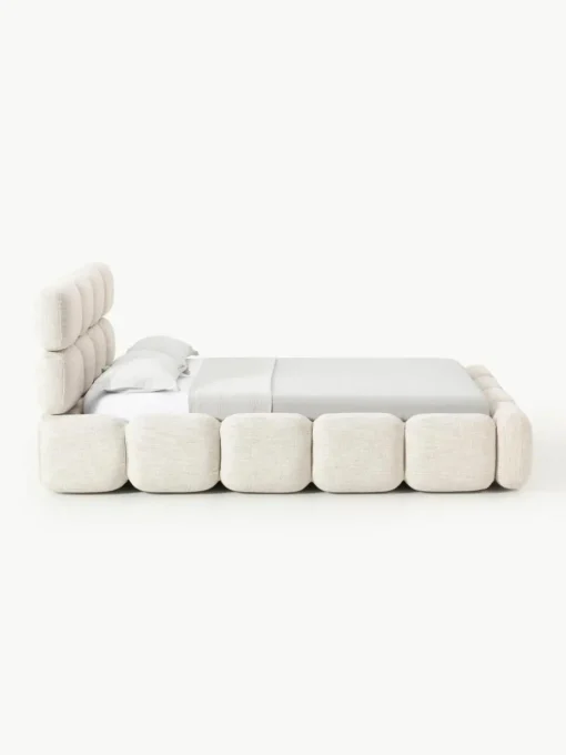 Polsterbett Tayla aus Bouclé