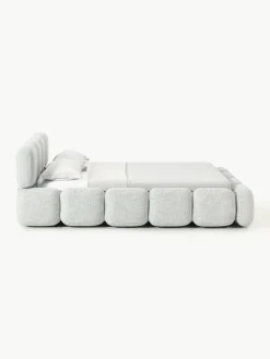 Polsterbett Tayla aus Bouclé
