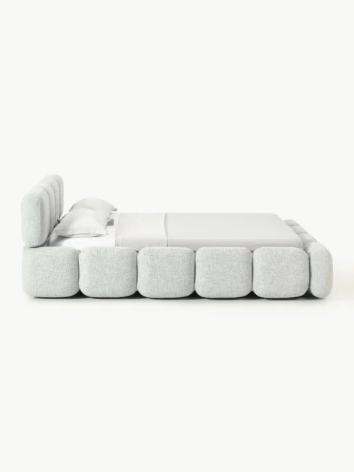 Polsterbett Tayla aus Bouclé