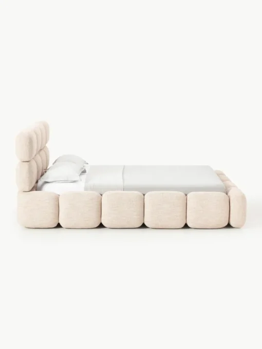 Polsterbett Tayla aus Bouclé