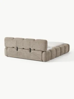 Polsterbett Tayla aus Teddy-Bouclé