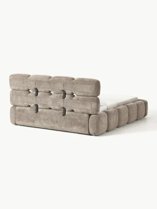 Polsterbett Tayla aus Teddy-Bouclé