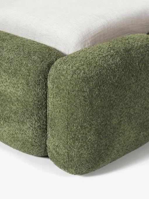 Polsterbett Tayla aus Teddy-Bouclé