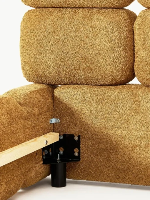 Polsterbett Tayla aus Teddy-Bouclé