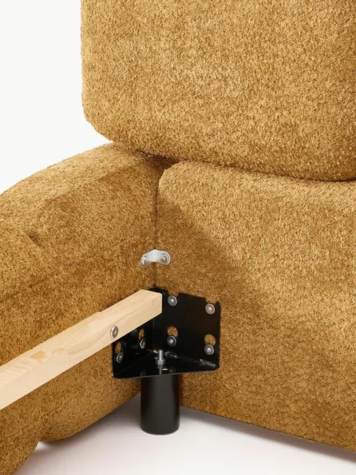 Polsterbett Tayla aus Teddy-Bouclé