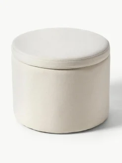 Polsterhocker Alida mit Stauraum