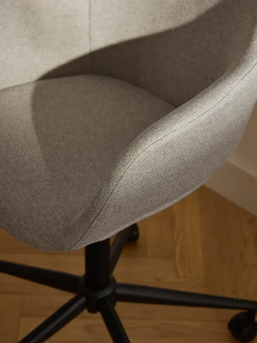Polster-Schreibtischstuhl Fiji mit schmaler Sitzschale
