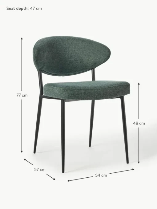 Polsterstühle Adele, 2 Stück