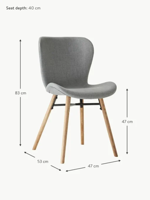 Polsterstühle Batilda, 2 Stück