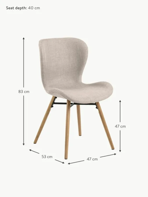 Polsterstühle Batilda, 2 Stück