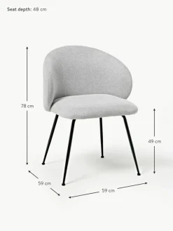 Polsterstühle Luisa, 2 Stück