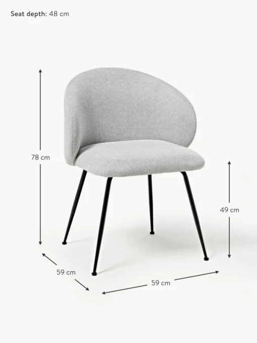 Polsterstühle Luisa, 2 Stück