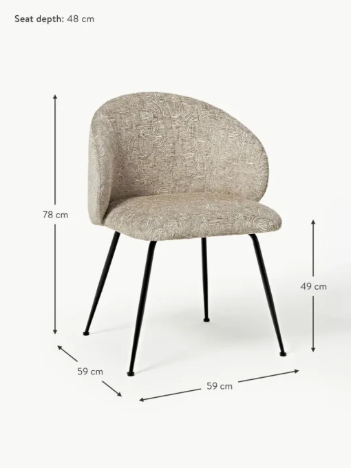 Polsterstühle Luisa, 2 Stück