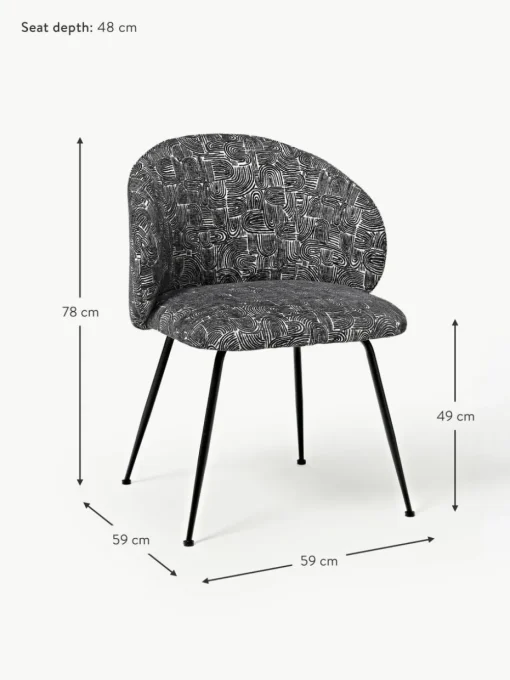 Polsterstühle Luisa, 2 Stück
