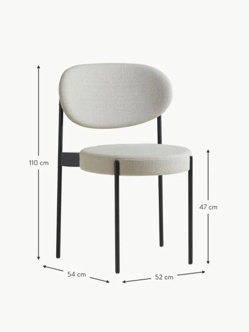 Polsterstuhl Series 430 aus Wolle, Design Verner Panton