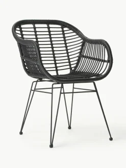 Polyrattan-Armlehnstühle Costa, 2 Stück