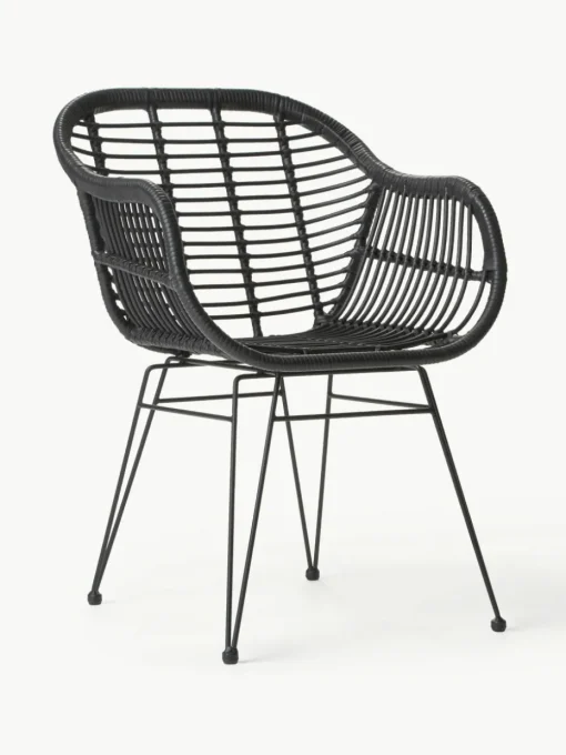 Polyrattan-Armlehnstühle Costa, 2 Stück