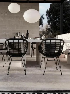 Polyrattan-Armlehnstühle Costa, 2 Stück