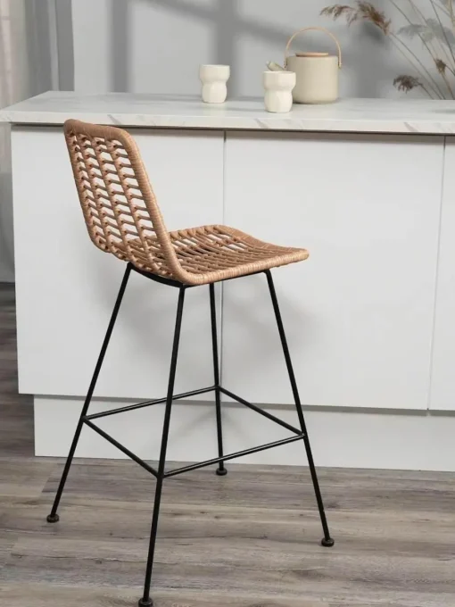 Polyrattan-Barstuhl Costa