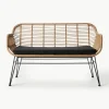 Polyrattan-Sitzbank Costa