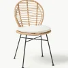 Polyrattan-Stühle Cordula mit Sitzkissen, 2 Stück