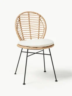Polyrattan-Stühle Cordula mit Sitzkissen, 2 Stück