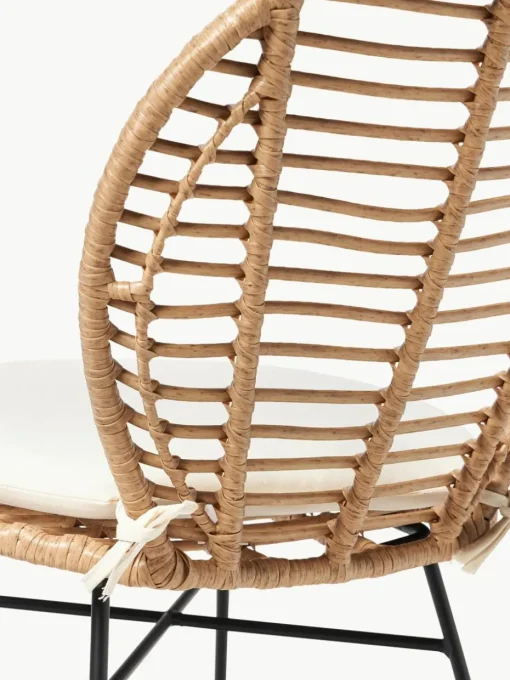 Polyrattan-Stühle Cordula mit Sitzkissen, 2 Stück