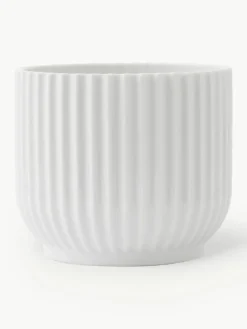 Porzellan-Übertopf Lyngby, H 11 cm