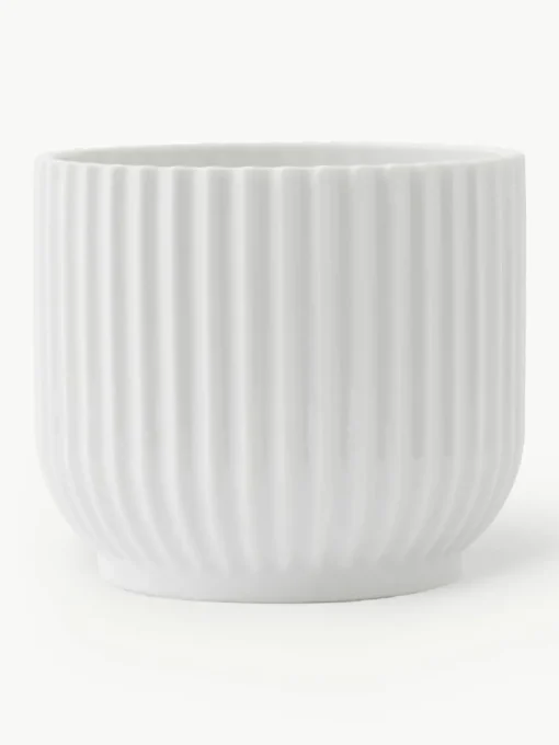Porzellan-Übertopf Lyngby, H 11 cm