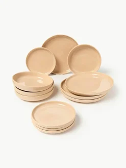 Porzellan-Geschirr-Set Nessa, 4 Personen (12-tlg.)