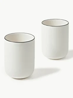 Porzellan-Kaffeebecher Facile, 2 Stück