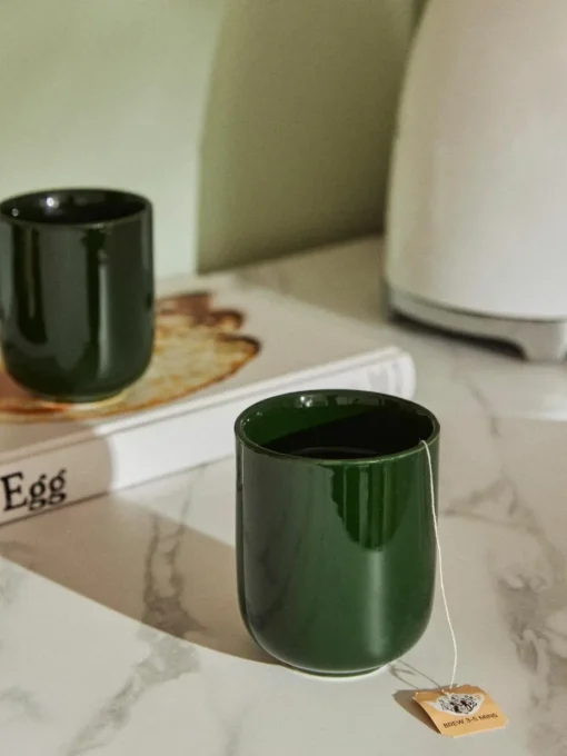 Porzellan-Kaffeebecher Nessa, 4 Stück