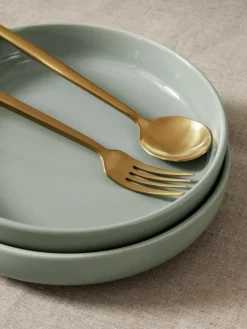 Porzellan-Pastateller Nessa, 4 Stück