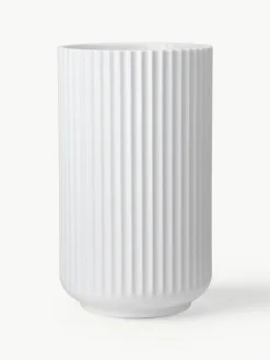 Porzellan-Vase Lyngby, H 25 cm