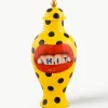 Porzellan-Vase Toiletpaper mit Deckel, H 47 cm