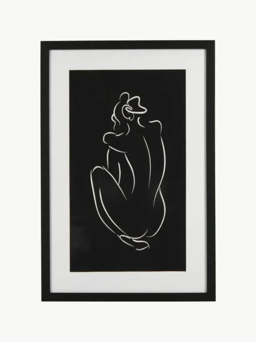 Poster Refined mit Holz-Rahmen