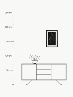 Poster Refined mit Holz-Rahmen