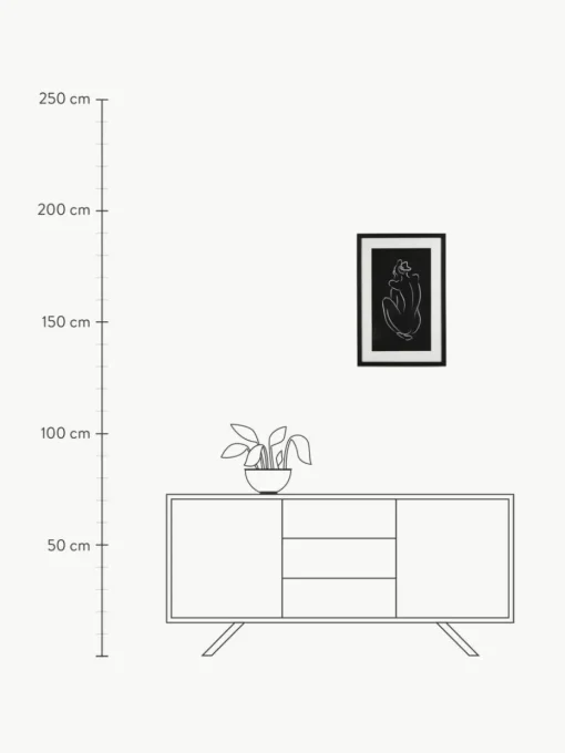 Poster Refined mit Holz-Rahmen