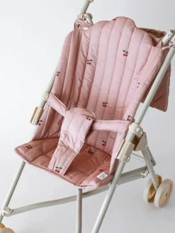 Puppenwagen Cherry Blush mit Gurt und Tragetasche