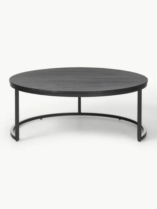 Runde Couchtische Andrew aus Mangoholz, 2er-Set