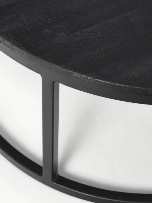 Runde Couchtische Andrew aus Mangoholz, 2er-Set