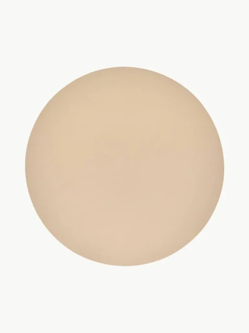 Runde Kunstleder-Tischsets Pik, 2 Stück