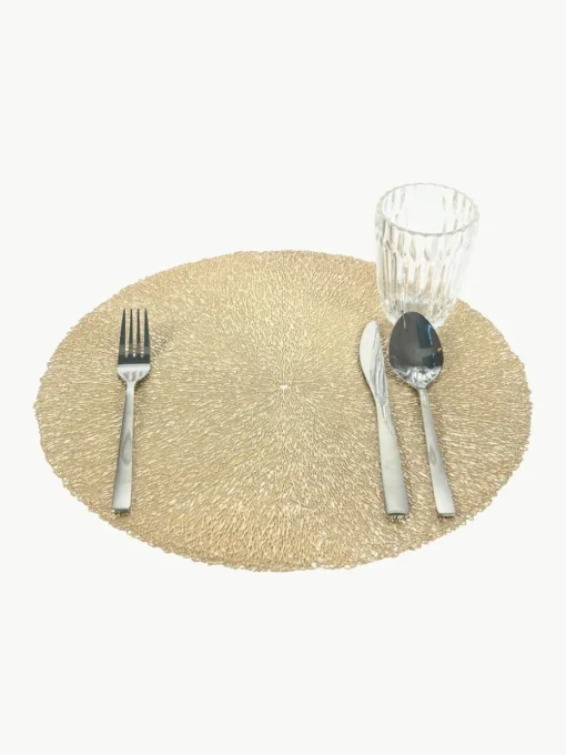 Runde Tischsets Linda, 6 Stück