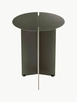 Runder Beistelltisch Oru mit Antik-Finish