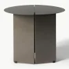 Runder Beistelltisch Oru mit Antik-Finish