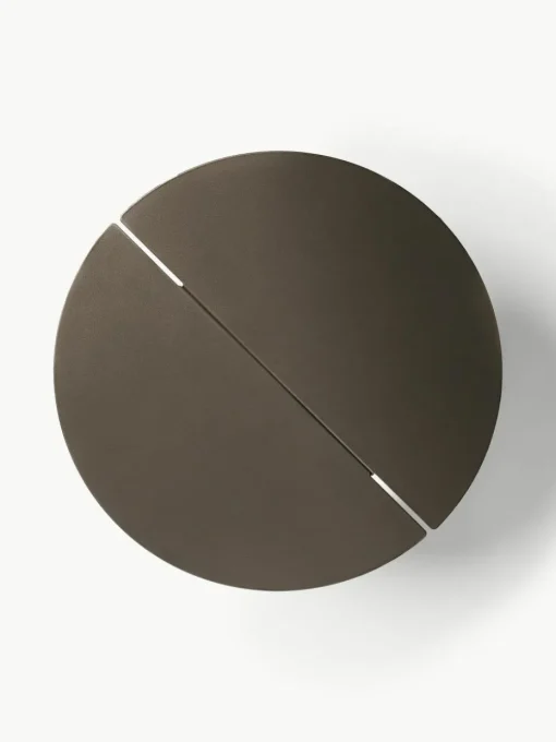 Runder Beistelltisch Oru mit Antik-Finish