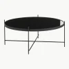 Runder Couchtisch Cupid mit abnehmbarer Glasplatte