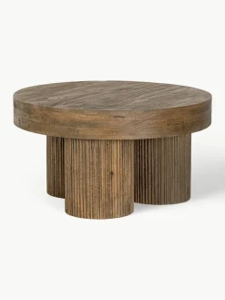 Runder Couchtisch Dacca aus Mangoholz