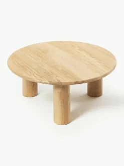 Runder Couchtisch Didi aus Eichenholz